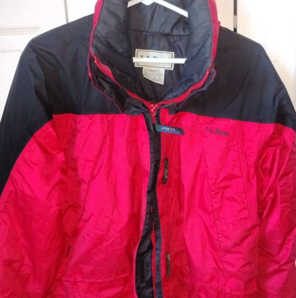 L.L. Bean Red and Black Jacket